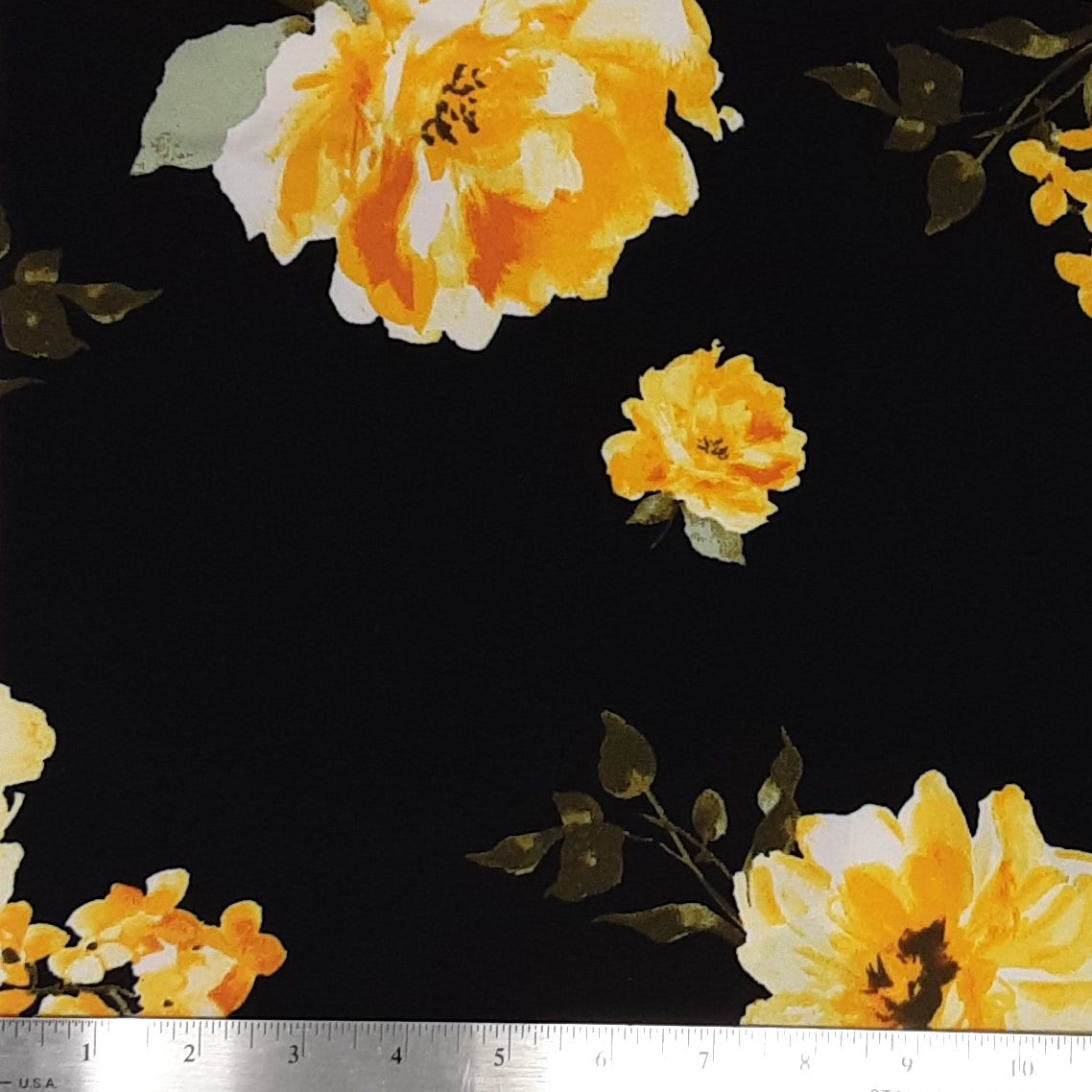 BLACK KNT2100-Q91035 DTY BRUSHED FLORAL