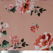 BLUSH KNT2100-Q91035 DTY BRUSHED FLORAL