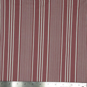 MAUVE/WHITE 303-GW180361 DTY BRUSHED VERTICAL STRIPES