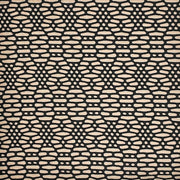 Jacquard Polka Dot Pearl Peach/Black Aztec Flower