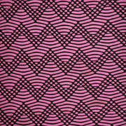 Jacquard Polka Dot Purple Wine/Black Aztec Chevron