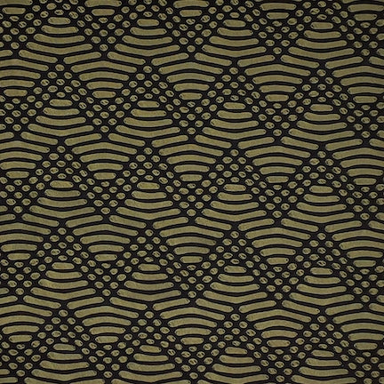 Jacquard Polka Dot Olive/Black Aztec Chevron