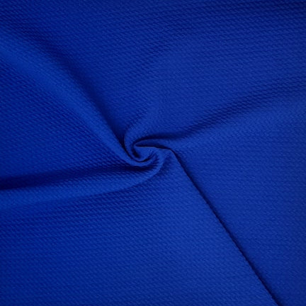 Dazzling Blue Solid Bubble Bullet Fabric