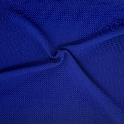 Spectrum Blue Solid Bubble Bullet Fabric