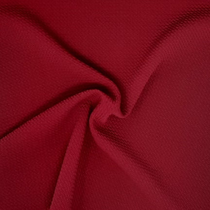 Cranberry Solid Bubble Bullet Fabric