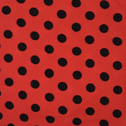 Red / Black DOTS DTY BRUSHED