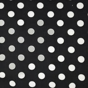 Black / Ivory QUARTER DOTS DTY BRUSHED