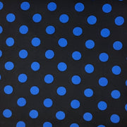 Black / Royal QUARTER DOTS DTY BRUSHED