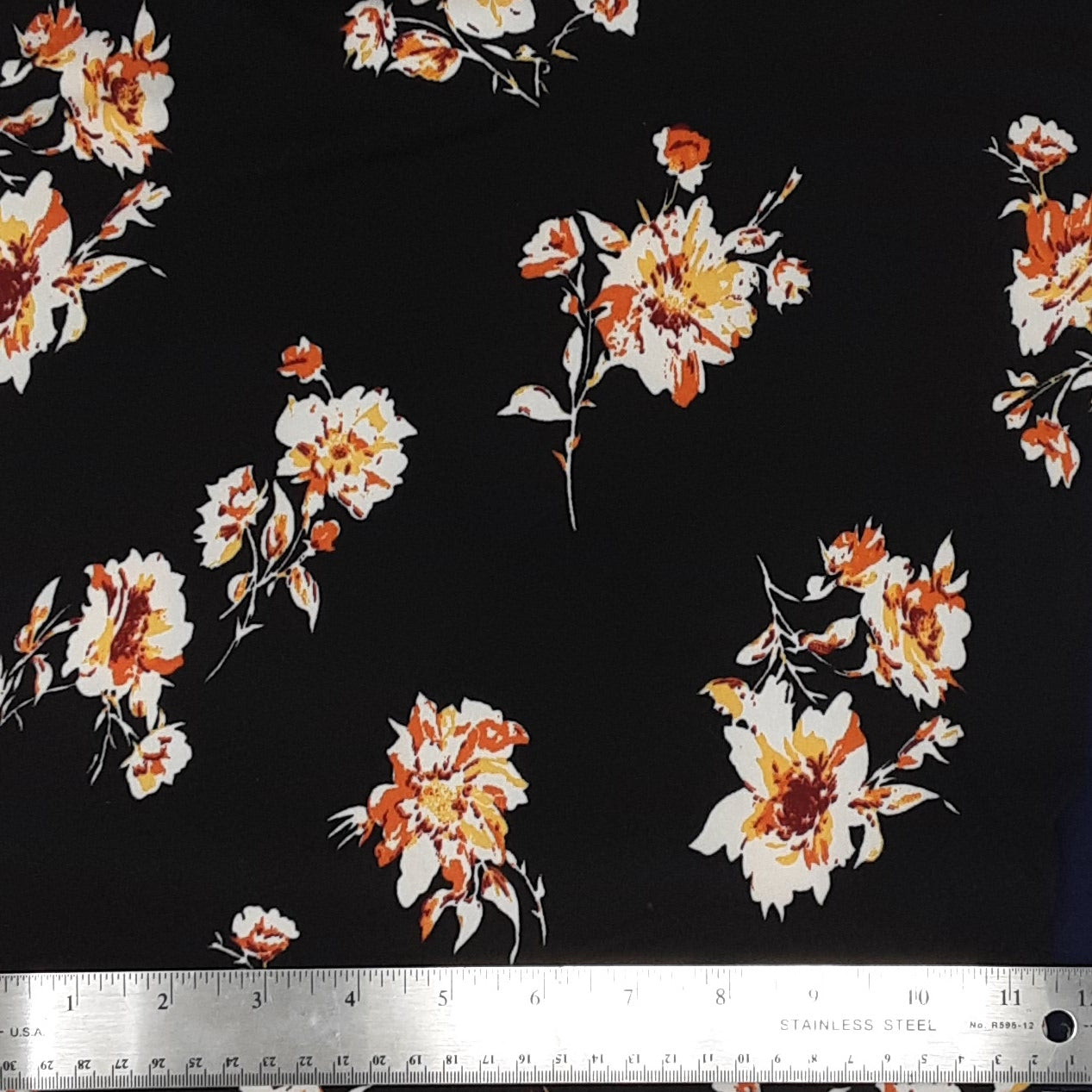 BLACK 90042- DTY Brushed Floral