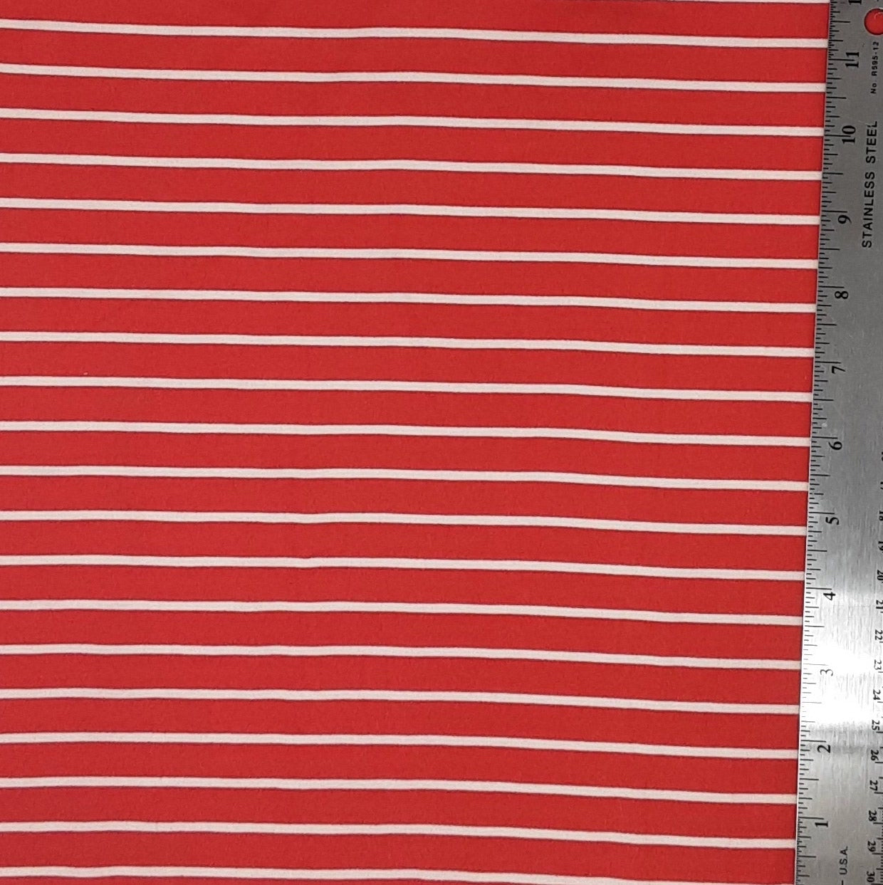 RED 90028- DTY BRUSHED STRIPES