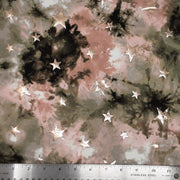 OLIVE/BLUSH 79701A DTY BRUSHED TIE DYE /STARS