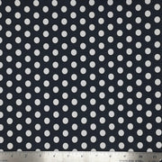 CHARCOAL/WHITE PO#18370S DTY PRINT POLKA DOT