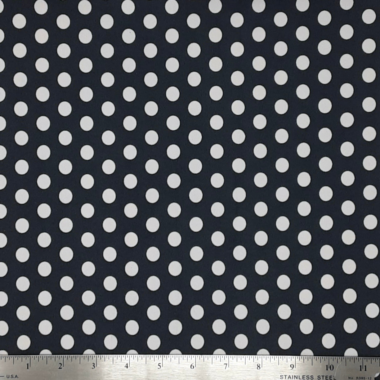 CHARCOAL/WHITE PO#18370S DTY PRINT POLKA DOT