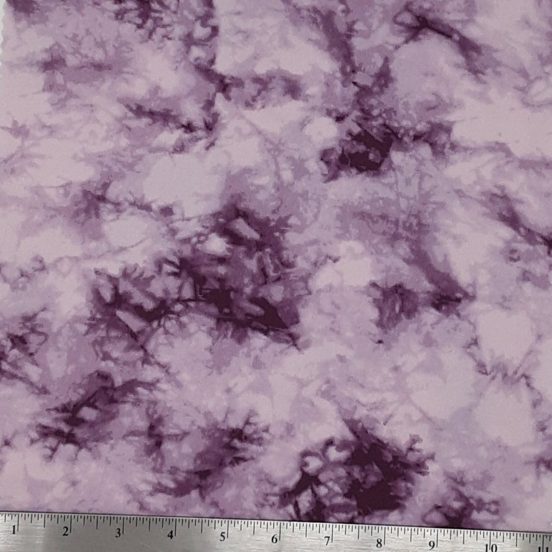 LAVENDER KNT2100-Q01018 DTY BRUSHED TIE DYE PRINT