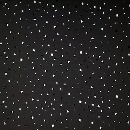 Milky Way Black/White DTY Fabric