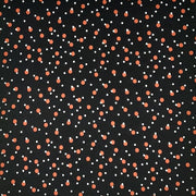 Cosmo Black/Orange DTY Fabric