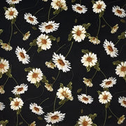 Daisy Dreams Black/Ivory/Green DTY Fabric