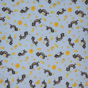 Blue Dreams Yellow/Blue/Purple DTY Fabric