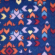 Aztec Impact A2 Lilac/Blue/Orange DTY Fabric