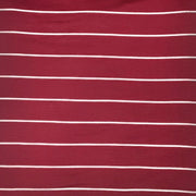 Wine Stripes Jersey Rayon Spandex