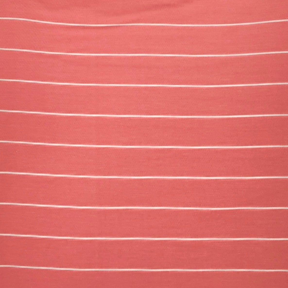 Coral Stripes Jersey Rayon Spandex