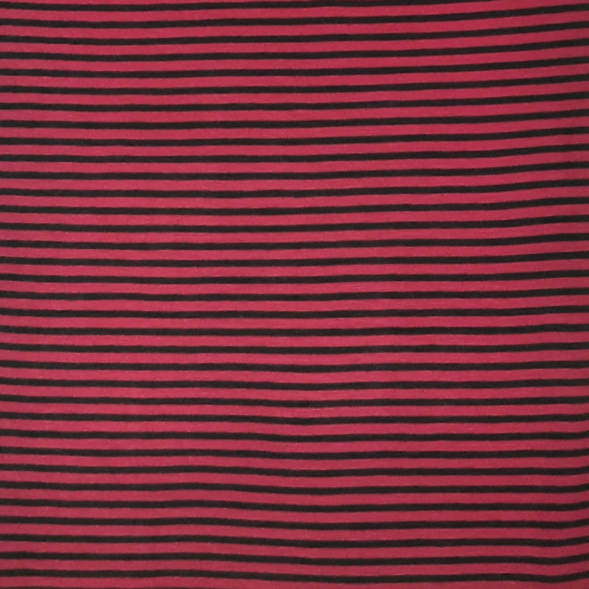 Wine/Black Stripes Jersey Rayon Spandex