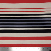 IVORY/BLACK/RED RHSP-40047 RAYON SPANDEX HZT STRIPES JERSEY