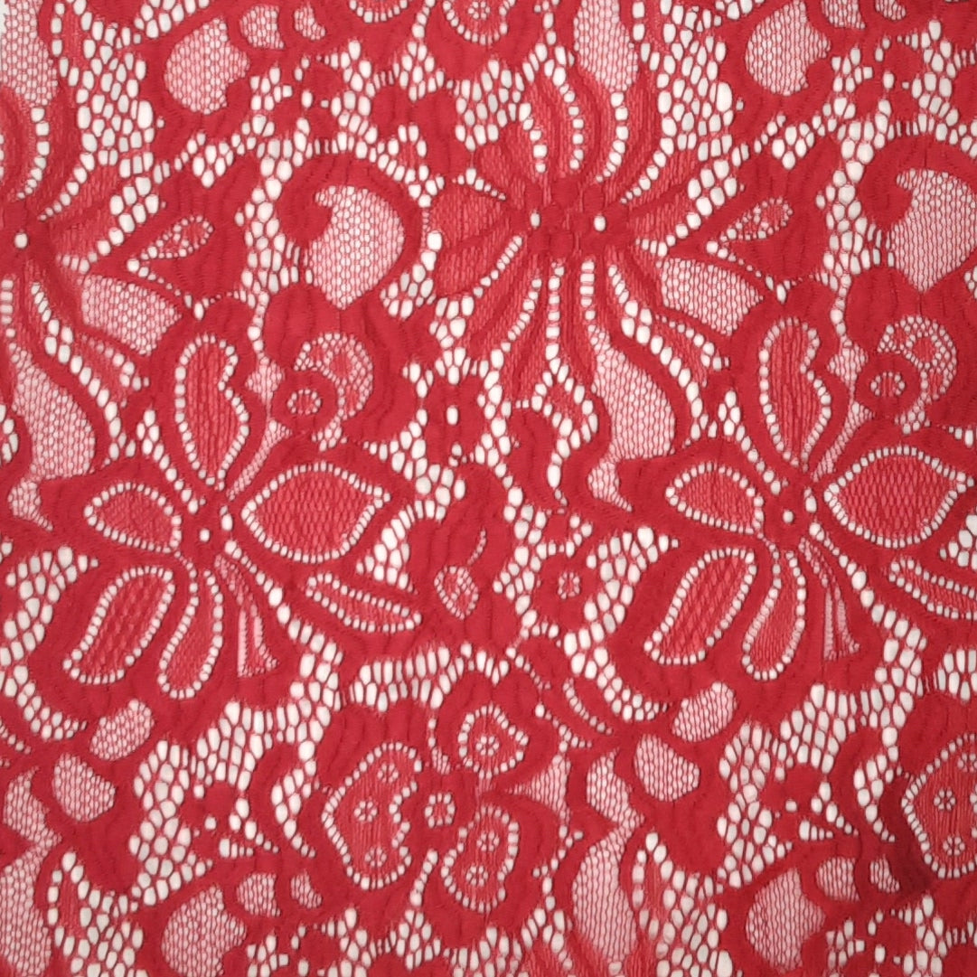 RED//2 LACE -1141-JACQUARD LACE