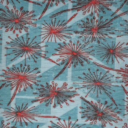 ON THE BREEZE ART 3 Pleated Fabric Print PO#18219S-SINGLE PLEATED PRINT