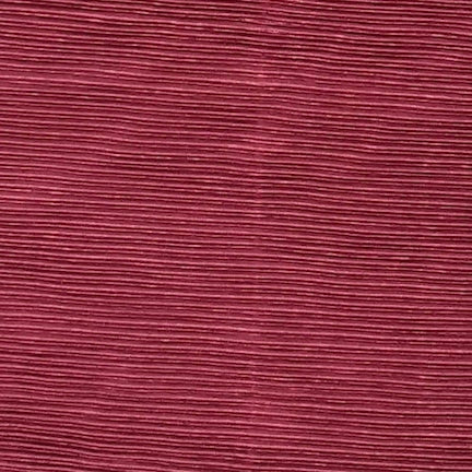 Maroon Pleated Fabric Solid