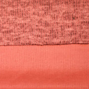 Hot Coral Sweater knit T/R Brushed 4x2 Rib