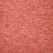 Hot Coral Sweater knit T/R Brushed 4x2 Rib