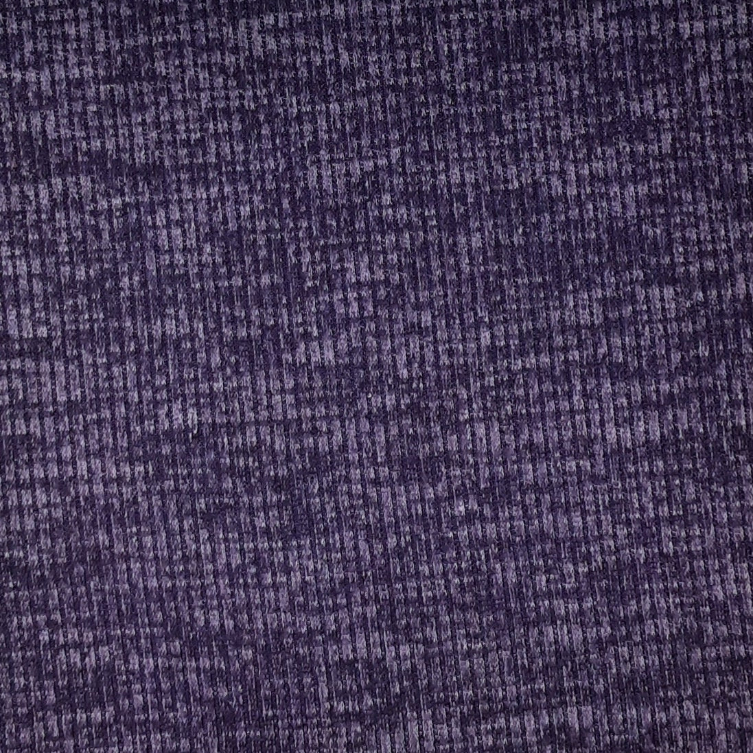 Purple Plumeria Sweater knit T/R Brushed 4x2 Rib