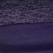 Purple Plumeria Sweater knit T/R Brushed 4x2 Rib