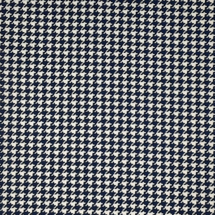 NAVY HOUNDSTOOTH TECHNO PRINT