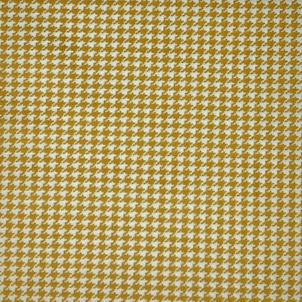 MUSTARD HOUNDSTOOTH TECHNO PRINT