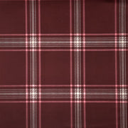 BURGUNDY TECHNO SCUBA PLAID PRINT TECHNO PRINT