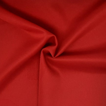 Bright Red Solid Techno Fabric