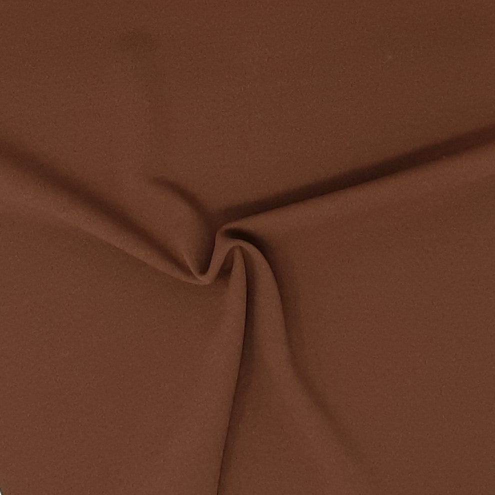 TAN TECHNO CREPE SOLID