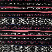 BLK/FUSHIA/BLUE 5907-SANTAFE SNAKE- POLUYSPUN JERSEY